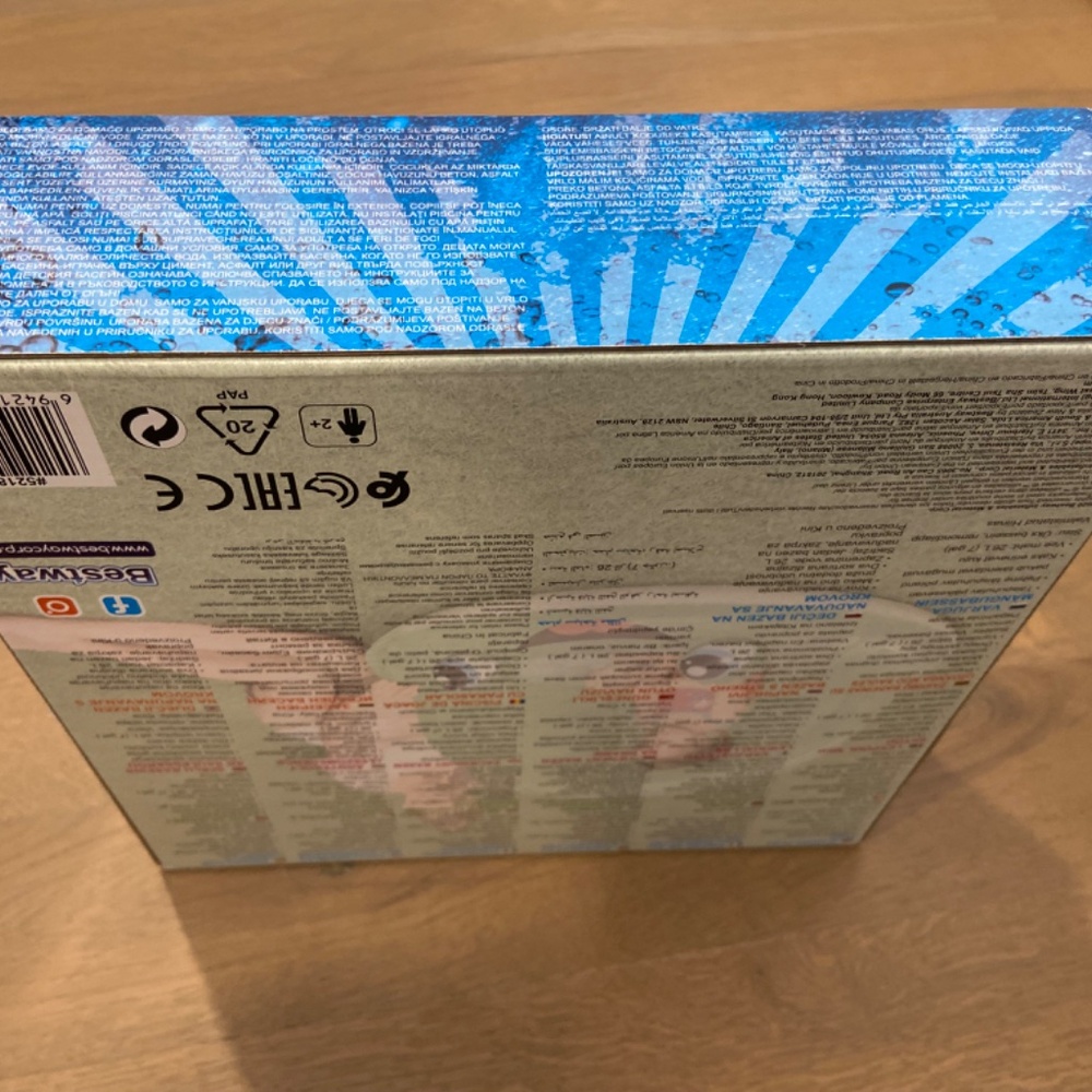 Bestway Inflatable Green Pool with Shade - Picture 5 of 6